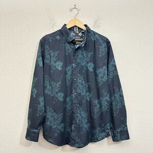 ROBERT GRAHAM Thomas Shirt Floral Tailored Fit Button Up Stretch